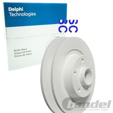 2X DELPHI BREMSSCHEIBEN 290mm VOLL HINTEN PASSEND FÜR RENAULT ESPACE | BG9412RSC