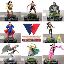 CUR 80th Anniversary Wonder Woman 48 HeroClix SET rare Grodd Amazon Giganta Zeus