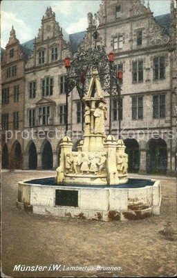 Muenster Westfalen Lambertus Brunnen