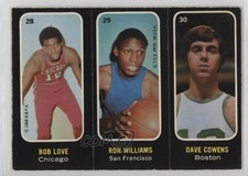 1971-72 Topps Trios Stickers Bob Love Ron Williams Dave Cowens #28-29-30 HOF n8a