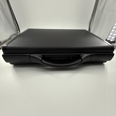 Vintage Samsonite Quantum Focus Hard Shell Briefcase Gray USA Made 1993 EUC