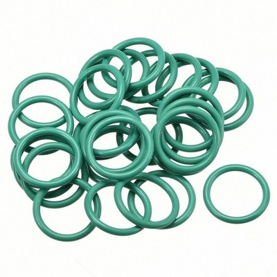 30pcs 17mm x 1.9mm rubber gasket O ring sealing ring heat resistant green KD *rr