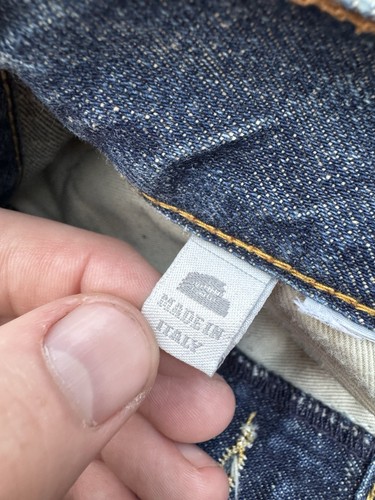 Jeans uomo GStar RAW 3301 32x33 basso conico made in Italy denim leggero - Foto 5 di 8
