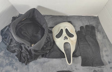 Vintage 1997 Funworld Original Ghost Face SCREAM Costume w/Easter Unlimited Mask
