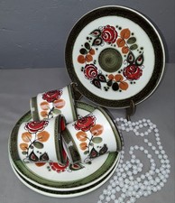 Kaffeegedeck Keramik Schramberg SMF Tirol Tasse Kuchenteller 3er  D 16