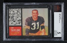 1962 Topps Jim Taylor #66 BVG 5 HOF 0q3