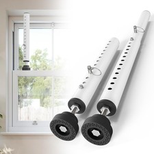 1 Pack Small Window Security Bars Adjustable 11"-18", Short Sliding Window Lock