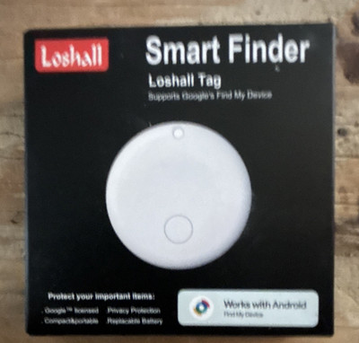 Loshall Bluetooth Smart Finder Tag Privacy Protection Replaceable Battery Google