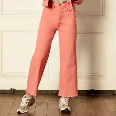 Boyish The Charley Wide Leg In Pretty In Pink Size 26