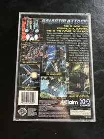 Galactic Attack (Sega Saturn 1995) -  Complete CIB w/ Registration Card