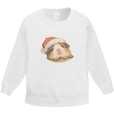 Kinder Sweatshirt ''Süßer Weihnachtshamster schaut auf'' (KW059143)