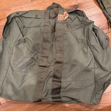 USAF Military Flyers Kit Bag Pilots Duffel OD Green Nylon 8460-00-606-8366