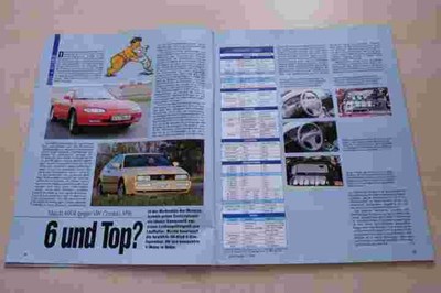 Sport Auto 01/1993 Mazda MX-6 mit 165PS besser als...?