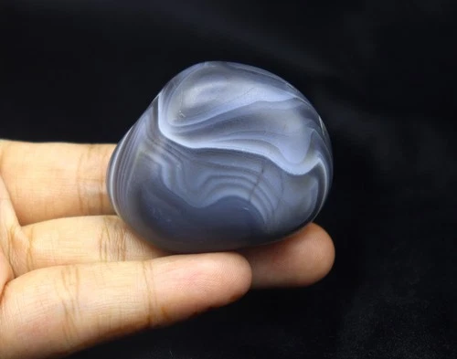 Large Botswana Agate Tumbled Specimen Natural Polished Stone Home Decor