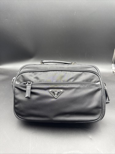 PRADA Triangle With logo Vanity bag, carry-on bag, cosmetic bag Women