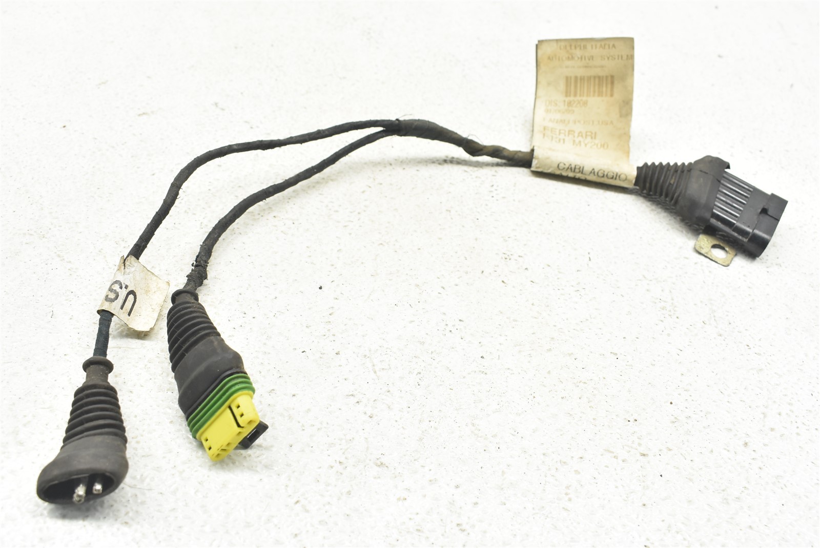 2002 Ferrari 360 Spider Rear Tail Light Cable Harness Plug 182208