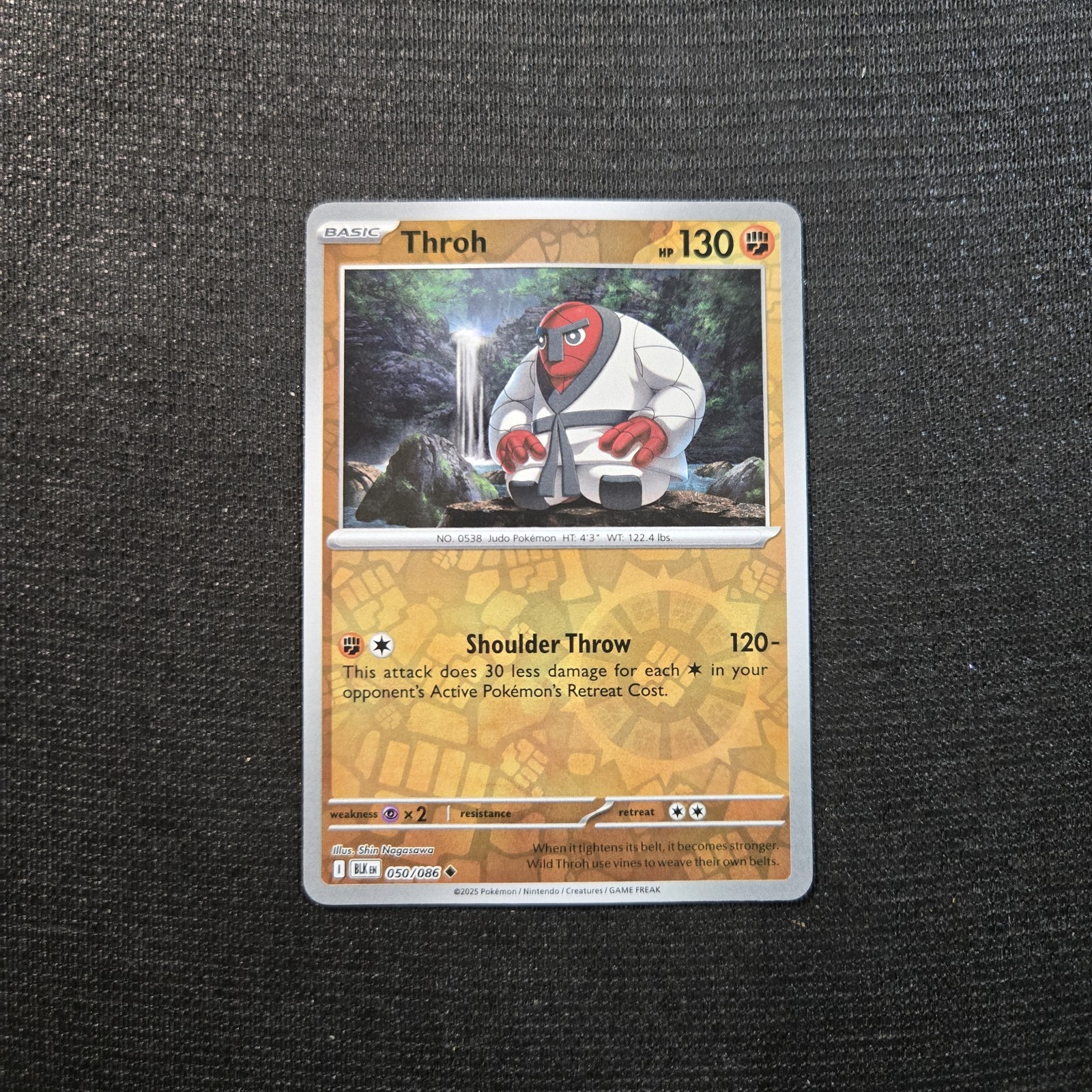 Pokemon TCG Black Bolt Throh Reverse Holo Card 50/86