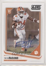 2018 Score Rookies Signatures Ray-Ray McCloud #406 Auto no9