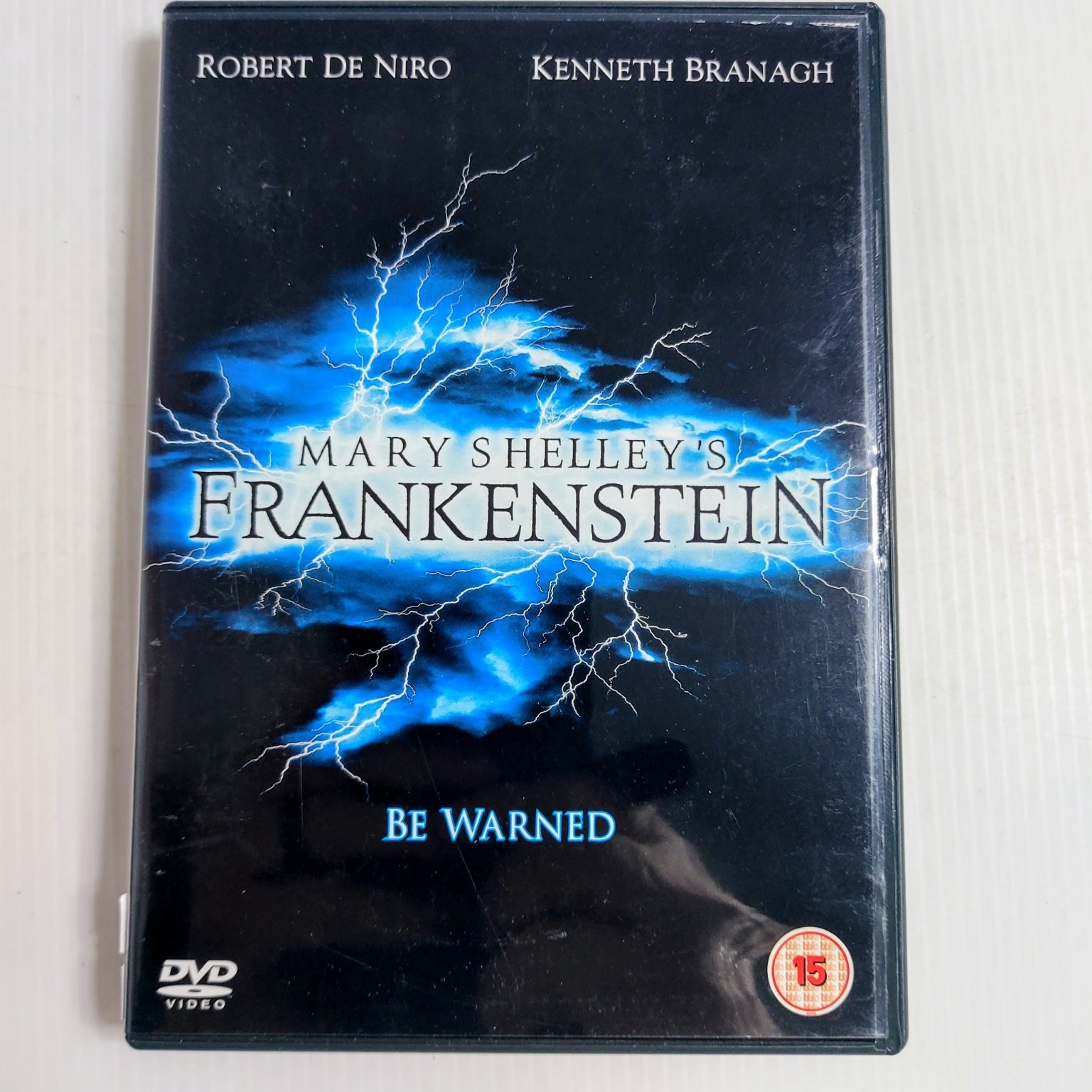 Mary Shelley's Frankenstein DVD Robert De Niro Kenneth Branagh Horror Film