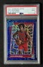 Ayo Dosunmu 2021 Donruss Optic Rated Rookie Blue Velocity Prizm PSA 9