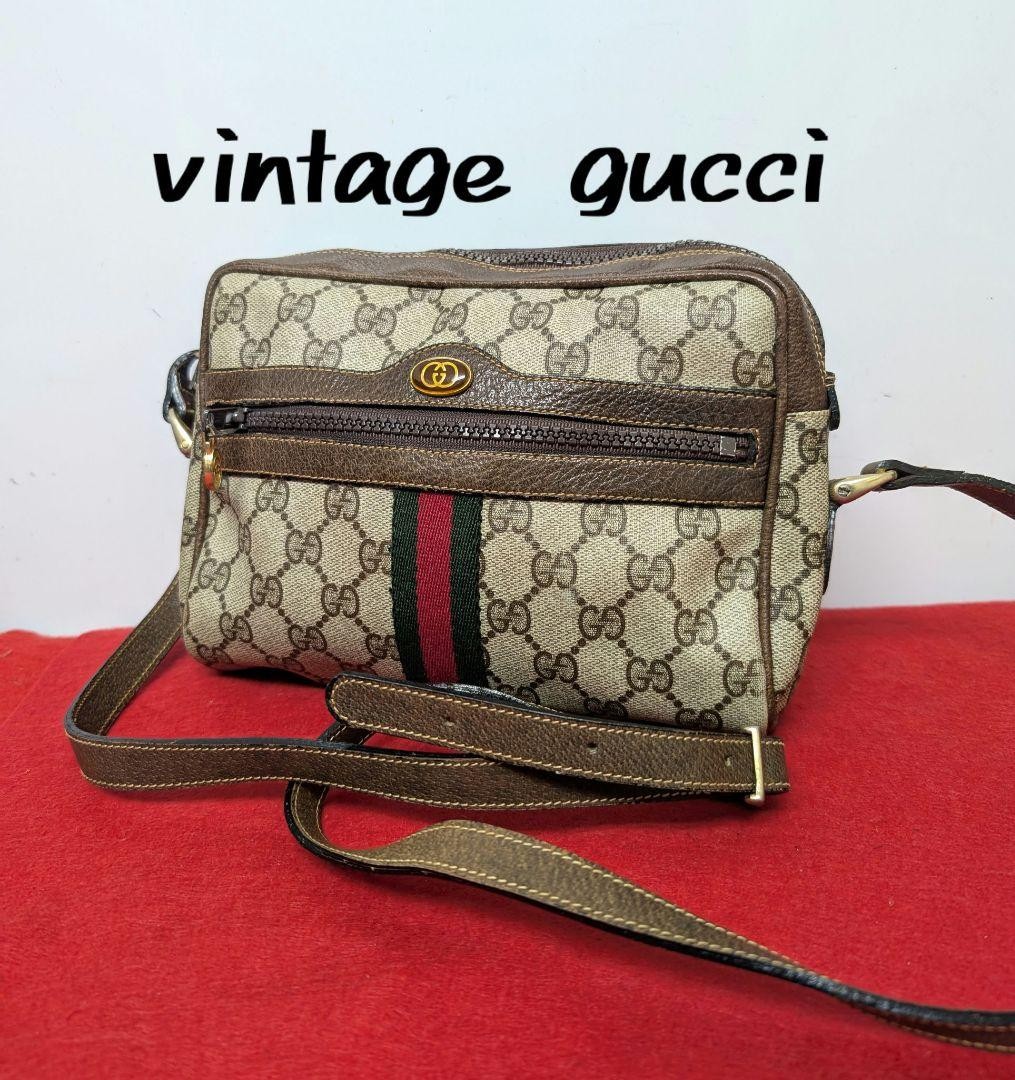 Vintage Gucci Shirley GG Shoulder Bag in Excellent Condition