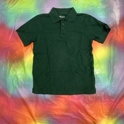 Austin Youth 12 Forrest Green Uniform Polo Short Sleeve