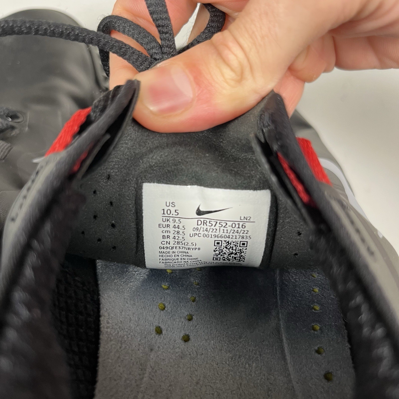 Nike Tiger Woods TW 13 Retro Black Mens Size 10.5 stealth Golf Shoes DR5752-016 thumbnail 6