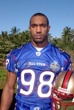 Julian Peterson NFC poses for this photo during practice prior to - Old Photo 6