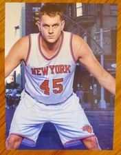 COLE ALDRICH  auto signed autograph 8x11 magazine  photo New York Knicks 2013-15