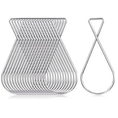 Ceiling Hooks 50 Pack - Rustproof Drop Ceiling Clips for Hanging Decor/Lights...