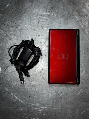 Nintendo DS Lite Crimson Handheld System - Red/Black w/ ONN Charger