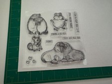Cute Animal Clear Stamps Set