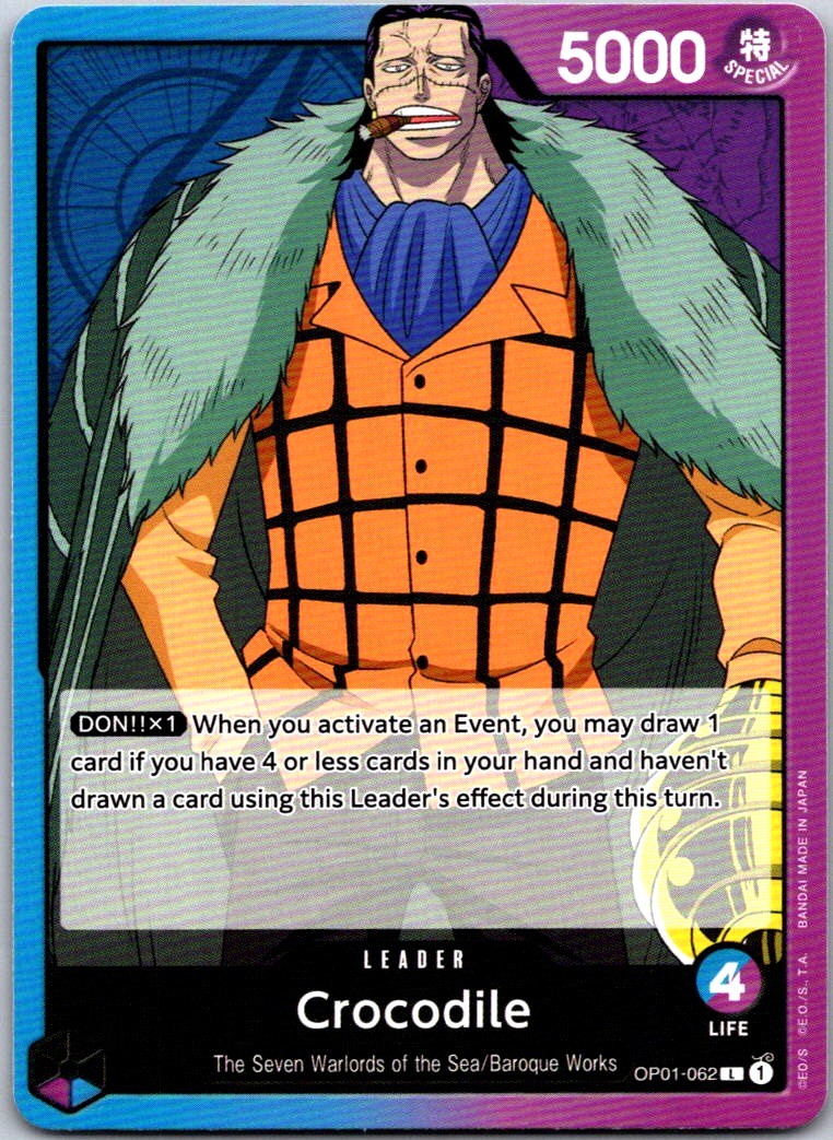 Crocodile (062) OP01-062 Romance Dawn L
