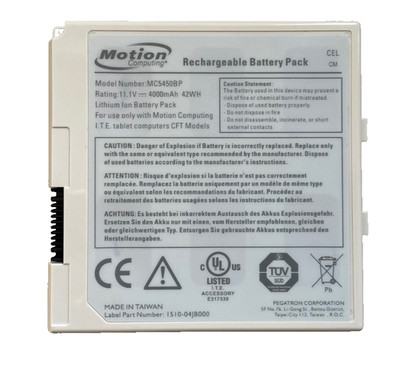 Motion Computing CFT MC-C5 MC-F5 Lithium-Ionen Akku MC5450BP