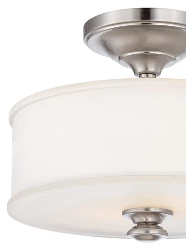 Minka Lavery 4172 Harbour Point 2 Light 14"W Semi-Flush Ceiling - Coal - Picture 4 of 12