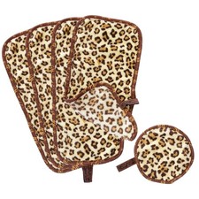 CAMPANELLI FreshFace Makeup Remover Towels  1 Count Pack of 5 , Leopard
