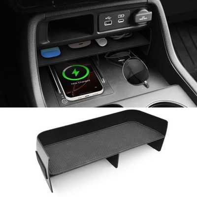 Car Center Console Organizer Tray Divider Black For For 2023-2025 Honda Pilot