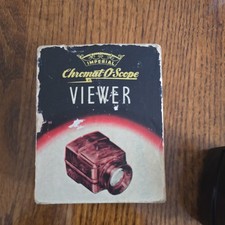 Imperial Chromat-O-Scope Slide Film Viewer Vintage Antique MADE IN USA 1945