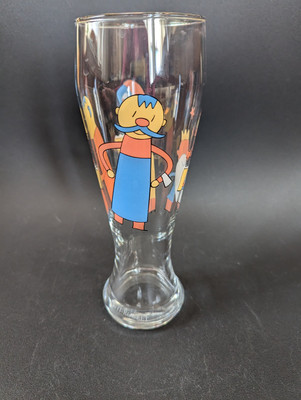 Ritzenhoff beer glass, barkeep, customers, Phillipe Petit-Roulet