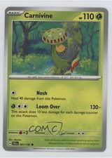 Carnivine Pokemon SV07: Stellar Crown SCR #007
