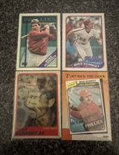 Topps Mike Schmidt Philadelphia Phillies Card Lot (4) 1980 Turn Back the Clock