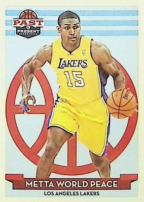 2012-13 PANINI PAST & PRESENT #133 METTA WORLD PEACE BASE CARD NM-MT+