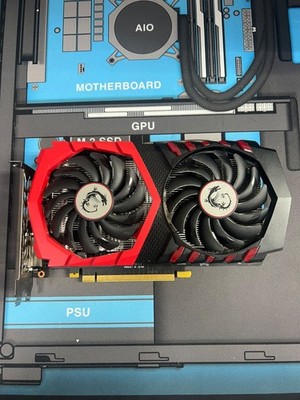 MSI GeForce GTX 1050 Ti 4GB RAM Gaming X GDDR5 3.0 PCIe Graphics Card