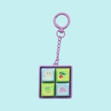 Pokemon Pokopia Keycap Keyring Purple Mechanical Switch Keychain Korea Limited