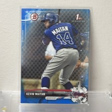 2017 Bowman Prospects Blue 114/150 Kevin Maitan #BCP100