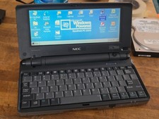 NEC MobilePro 790 Vintage Handheld Laptop Tested Works - no stylus - Handheld PC