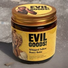 Evil Goods Whipped Beef Tallow Manuka Honey Balm Anti Aging Cream New in Box