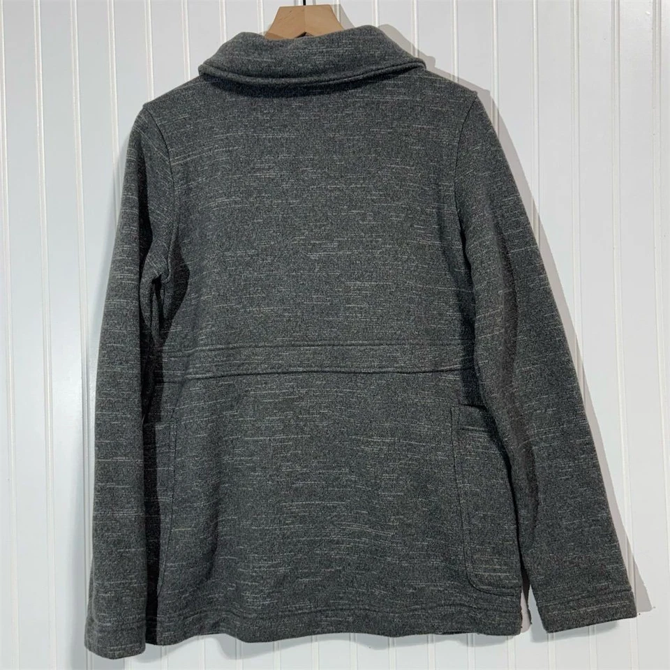 PATAGONIA Mujer L Mejor Suéter Polar Tejido Chaquetón Doble Pecho Chaqueta Foto 4 de 4