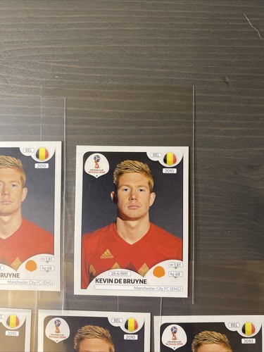 x5 🔥 Kevin De Bruyne 🔥 LOT Stickers World Cup Russia 2018 NEW. Manchester City - Picture 3 of 7