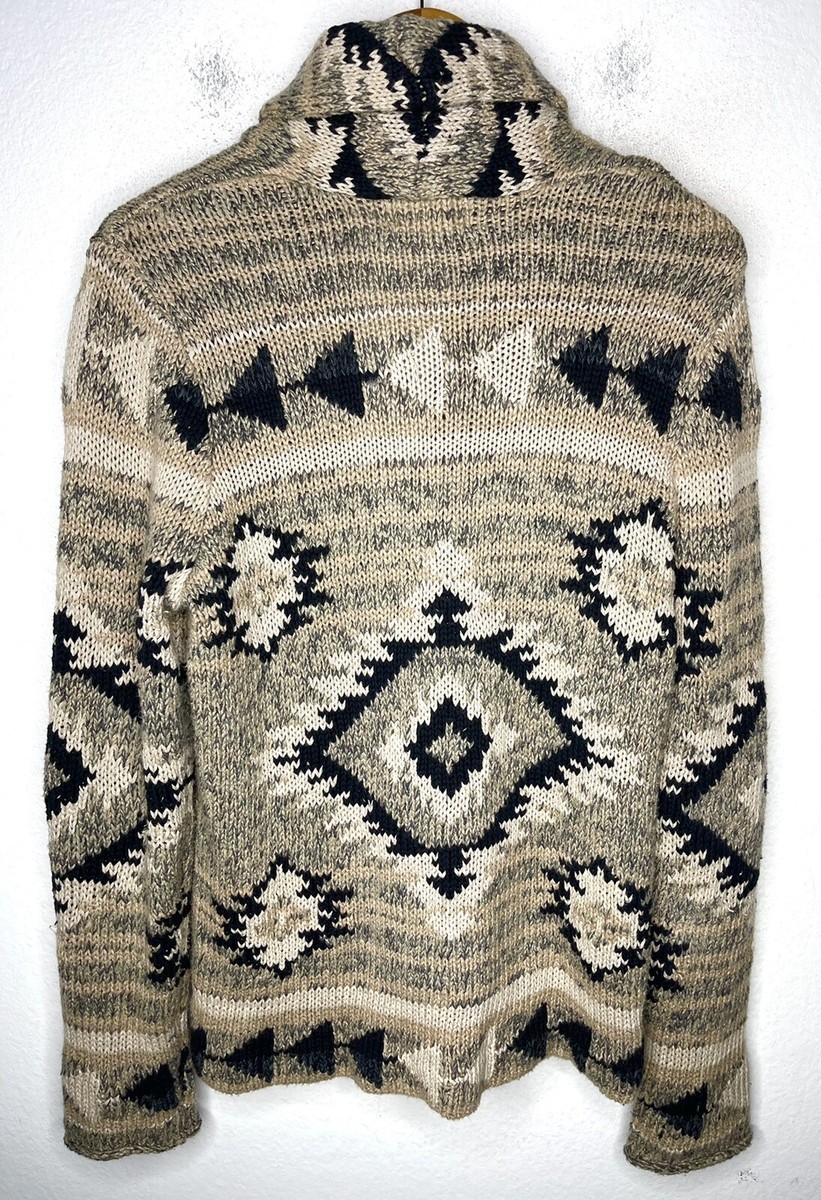 Ralph Lauren Small Cardigan Sweater Southwestern Polo RRL XS